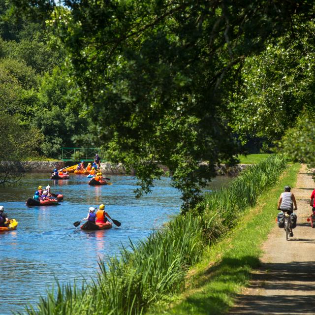 En vélo, en canoë-kayak ou à pied : toutes les modes de randonnées sont à expérimenter le long du canal de Nantes à Brest