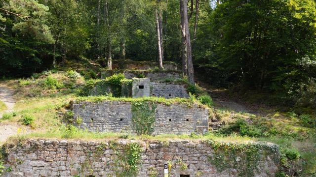 Les Laveries de l'ancienne Mine de plomb argentifère de Locmaria-Berrien à Poullaouen