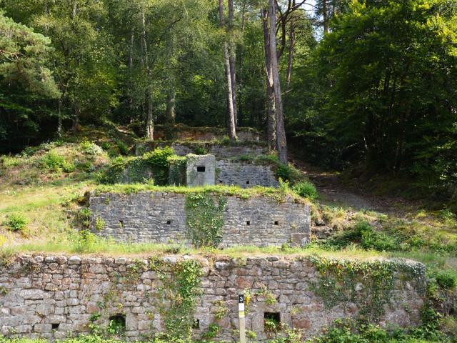 Les Laveries de l'ancienne Mine de plomb argentifère de Locmaria-Berrien à Poullaouen